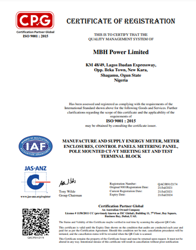 Certification Partner Global ISO 9001 : 2015
